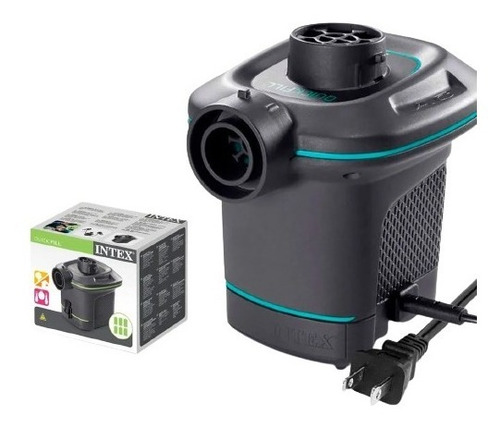 Imagen 2 de 5 de Bomba De Aire Inflador Eléctrico Intex Quick Fill 120v
