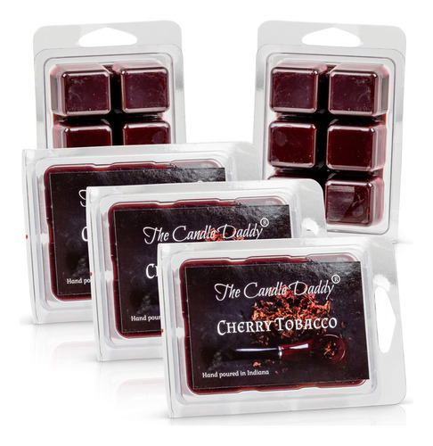 Cherry Pipe Tobacco - Cubos De Cera Perfumados Maximos - 5 P