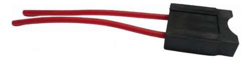 Porta Fusível Maxi Fio 4mm + 2 Fusíveis Lâmina Max 40 Ampere