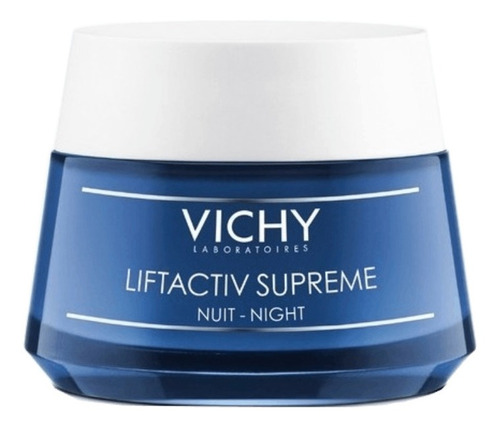 Imagen 1 de 1 de Crema Tratamiento de Noche Vichy Liftactiv Supreme para todo tipo de piel de 50mL 40+ años