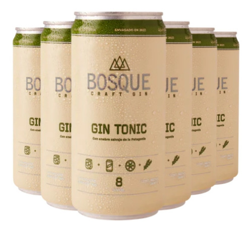 Gin Tonic Bosque Lata Pack X 6 X 269ml.