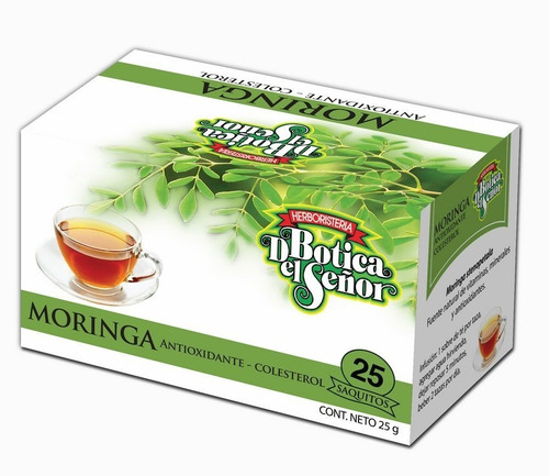 Pack De 2 Té De Moringa Botica Del Señor 25 Saquitos