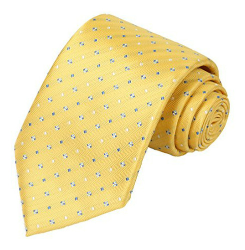 Kissties Ties For Men Solid Color Necktie Checkered Pattern 