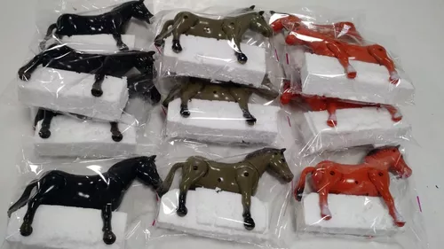 NUOBESTY 5Pcs Brinquedos de Corda de Plástico Cavalo de Brinquedo