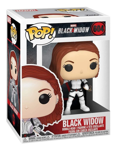 Boneco Funko Pop Marvel Black Widow Viuva Negra 604