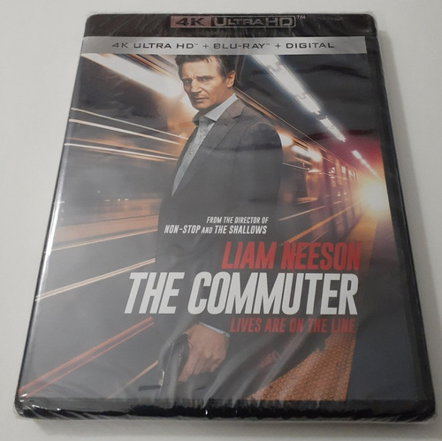 The Commuter Liam Nesson Blu-ray 4k Ultra Hd Nuevo Original