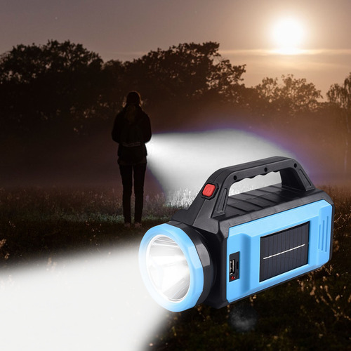 Linterna Portátil Recargable Q Solar Supe 8343