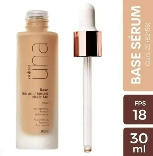 Sérum Nude Me Base de Maquiagem Natura Uma 30 Ml Tom 27N