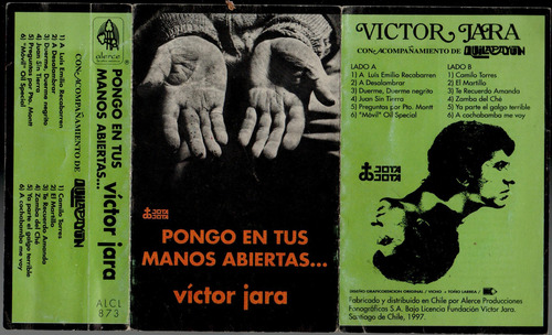 Cassette Víctor Jara Pongo En Tus Manos Abiertas. (Usado)