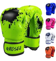 Comprar Guantes De Boxeo Para Niños, 6 Onzas, 8 Onzas, Para Entrenam