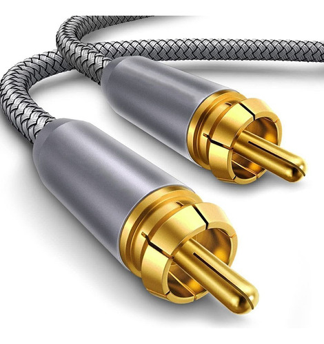 Cable Coaxial De Audio Rca A Rca Macho A Macho, Hifi, 1 M, 3