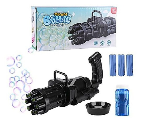 Dobkdtuys Gatling Bubble Machine Bubble Gun, Máquina Automá