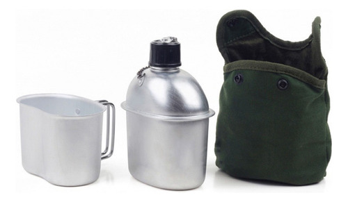 1000ml 600ml Juego De Tazas De Cantimplora Militar