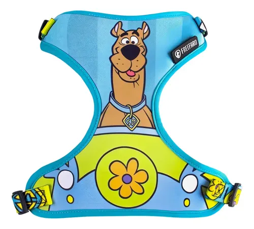 Coleira Peitoral Para Cachorro Freefaro Scooby Nova Coleção Tamanho da coleira G