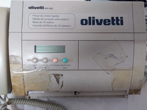 Imagem 3 de 10 de Fax Olivetti Ofx 302 Funcionando Leia Usado