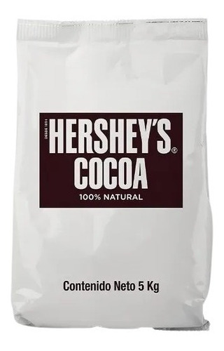 Cocoa En Polvo Hershey's 10 Kg Original Sin Azúcar