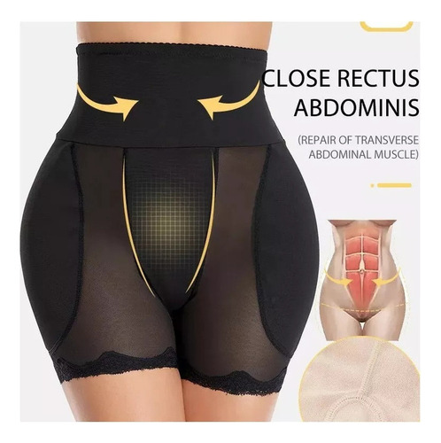 Braguitas Cortas De Cintura Alta Relleno Glúteos Y Caderas