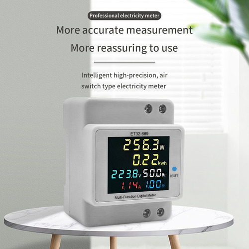 Medidor Eléctrico Monofásico De Energía Digital Para Uso Dom