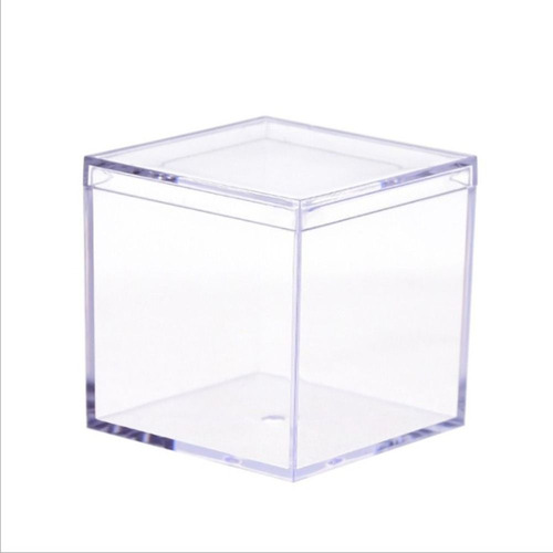 Cajas De Acrílico Caja De Embalaje Cuadrada Transparente Con