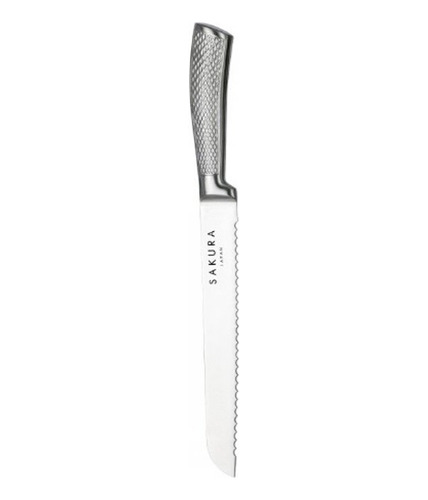 Cuchillo De Pan Sakura Cheff Cocina Todo Acero Inoxidable