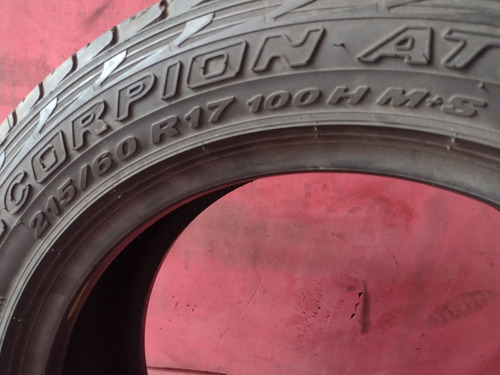 Pneu 215 60 Aro 17 Pirelli Scorpion Atr Usado Meia Vida (Usado)