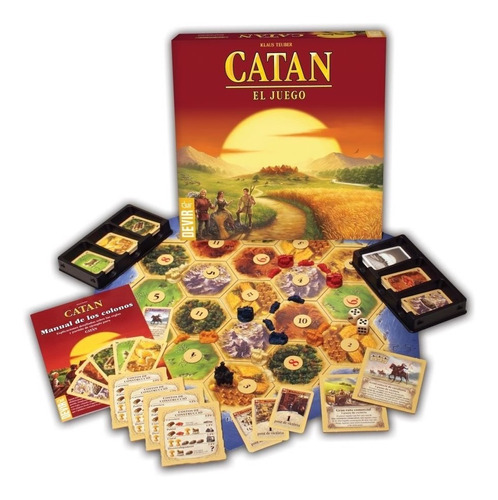 Catán Los Colonos De Catán Devir Juego Estrategia 107743