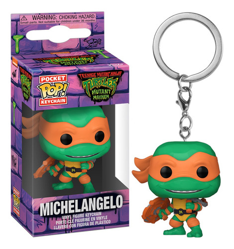 Funko Pop! Keychain Teenage Mutant Ninja Turtles Michelangel