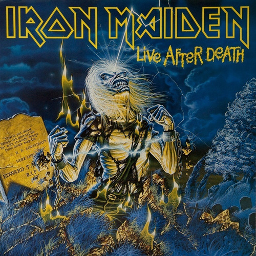 Foto De Parede Hd 45x45cm Iron Maiden - Live After Death