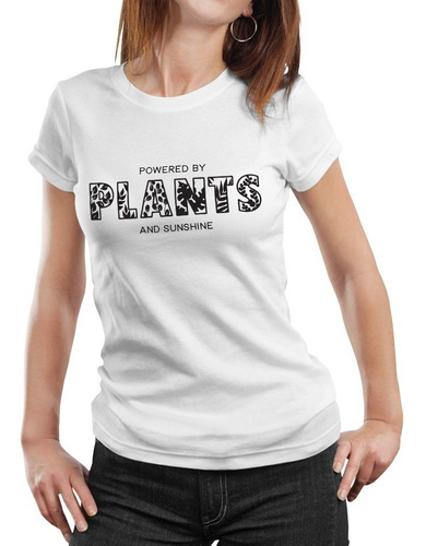 Polera Mujer Vegana Vegan 100% Algodón Orgánico Scl9