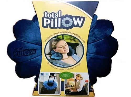 Almohada Total Pillow Versatil Viajera Cuello Espalda Tv