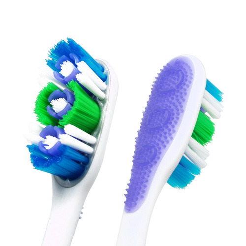 Imagen 2 de 3 de Cepillo dental Colgate 360º Limpieza Completa de la Boca suave pack x 2