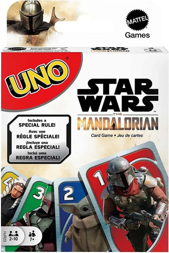 Jogo De Cartas Uno Star Wars Mandalorian Hjr23