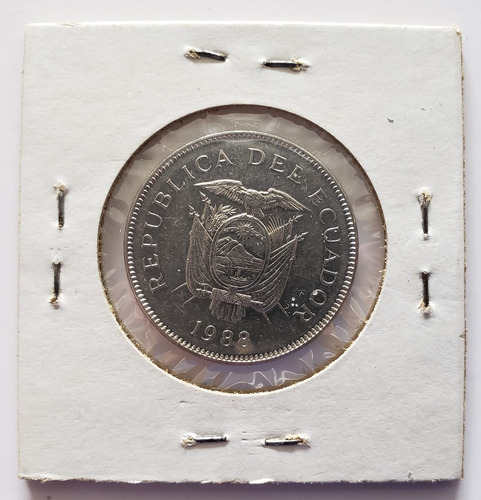 Imagen 2 de 2 de Moneda Ecuador 20 Sucres 1988 Xf