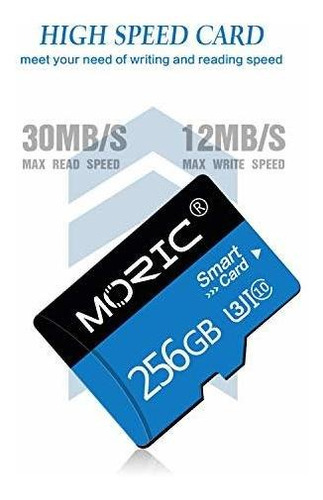 Micro Sd 256 Gb Velocidad Clase 10 Memoria Adaptador T4