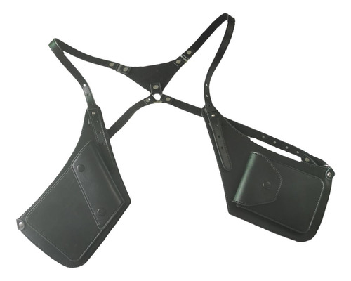 Bolso Bandolera Con Bolsillo Tipo Para Accesorios De
