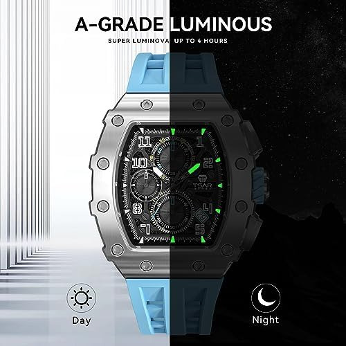 Reloj Tsar Bomba Tonneau Analógico Para Hombre, 50 M, Resist