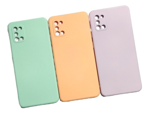 Carcasa Para Samsung A31 Silicona Liquida Proteccion Camara