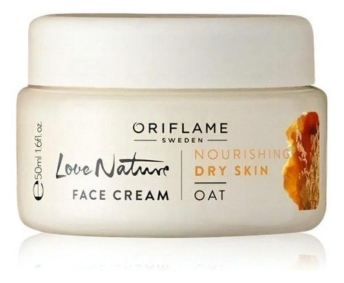 Crema Face Cream Oat Love Nature para piel seca de 50mL