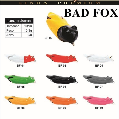 Señuelo Bad Line  Bad Fox! Colores Disponibles! Ideal Tarus!