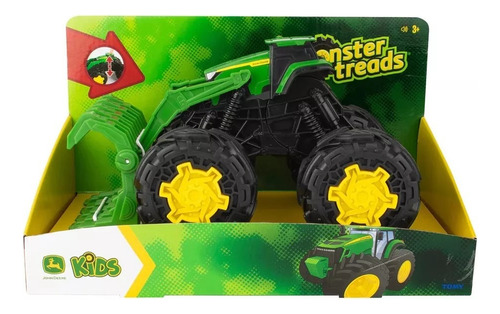 Tractor John Deere Kids Monster Treads Rev Up Tomy Tractor Verde