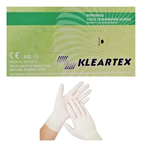 Guantes Examinacion, Kleartex, Large X 100 Unid