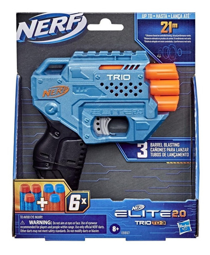 Lanzador Nerf Elite Trio Td-3 (9426)