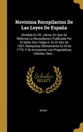 Novísima Recopilacion De Las Leyes De España  -  Spain