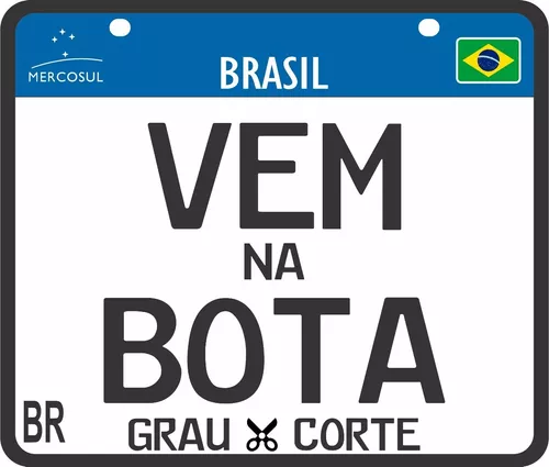 Placa Personalizadas Moto Pvc/ps 2mm - Grau E Corte - Escorrega o Preço