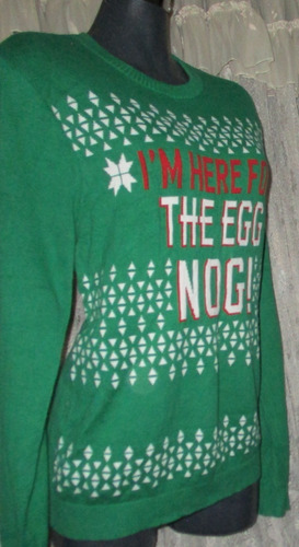 Ugly Christmas Sweater Navideño Verd Strech T-m