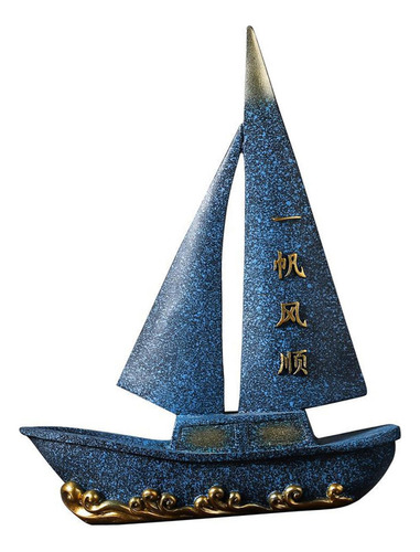 Estatua De Barco De Vela, Decoración Feng Shui, Estatuilla