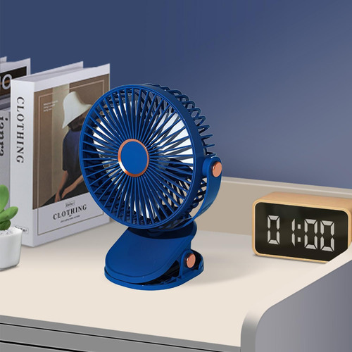 Ventilador Portátil Recargable, 6 Velocidades De Viento Y