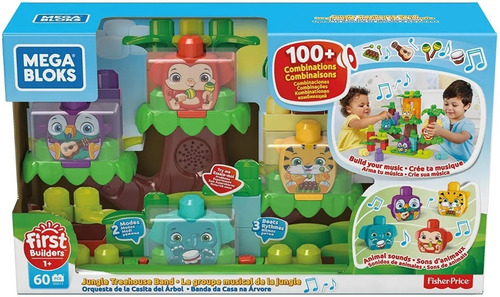 Fisher Price Set Mega Bloks Selva Musical 100 Actvidades 