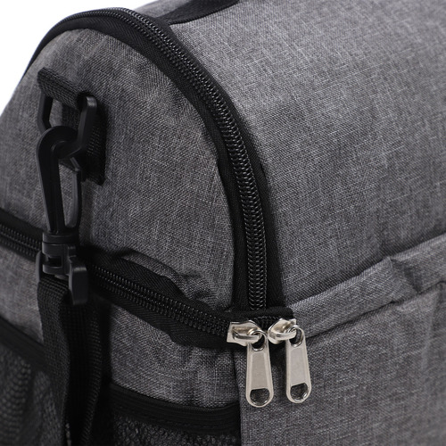 Bolsa Térmica Para Almuerzos De 2 Pisos, Gran Capacidad, Imp