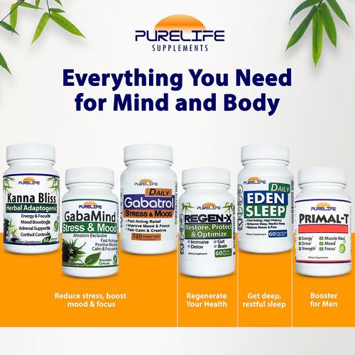 Suplemento Purelife Suplementos Eden Daily Sleep Gaba Free
